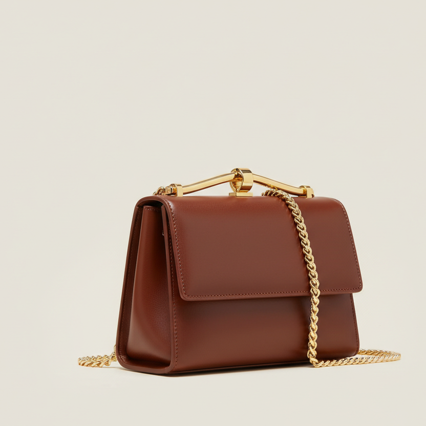 make an image of a designer purse but not branded